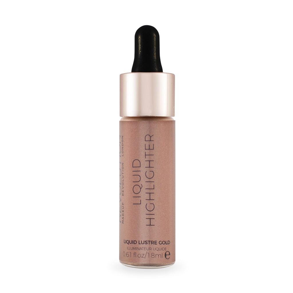 Makeup revolution liquid highlighter liquid lustre gold      