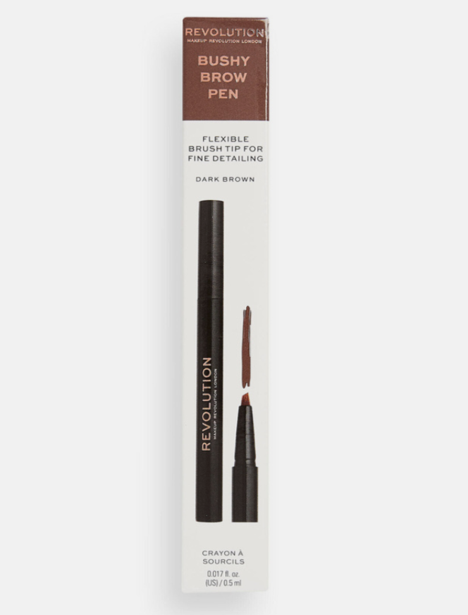 Revolution Bushy Brow Pen Dark Brown