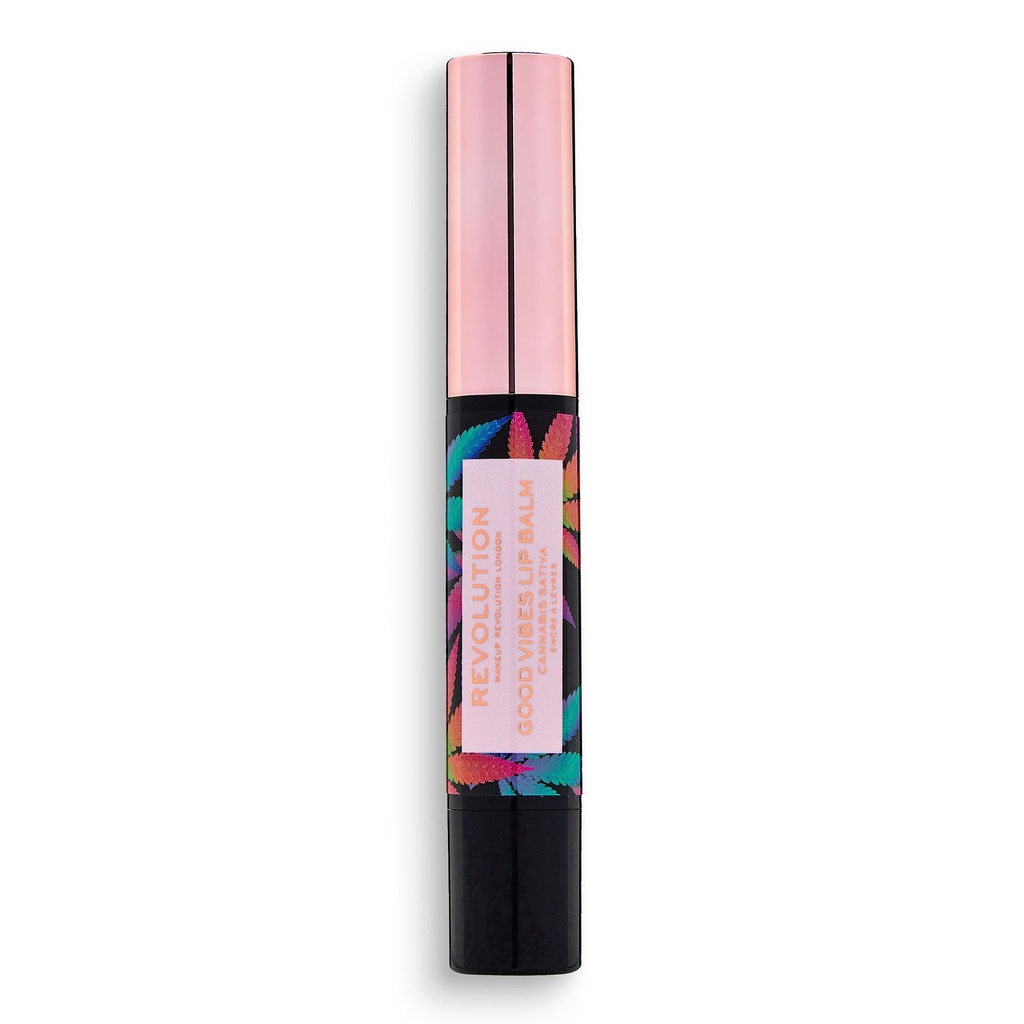 Revolution Lip Nourishing Tint with cannabis sativa dark pink
