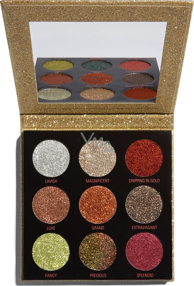 Revolution Pressed Glitter Palette Midas Touch 