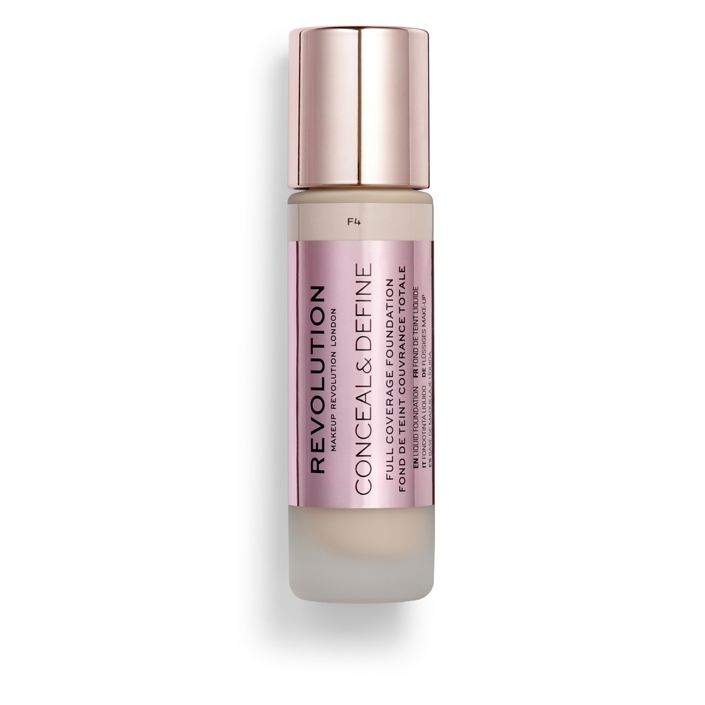Revolution Conceal & Define Foundation F4