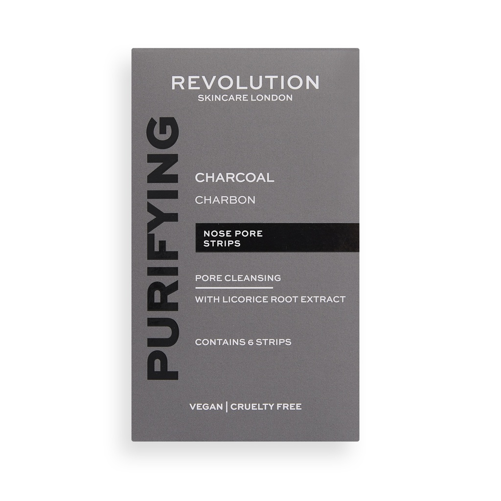 Revolution Skincare Pore Cleansing Charcoal Nose Strips