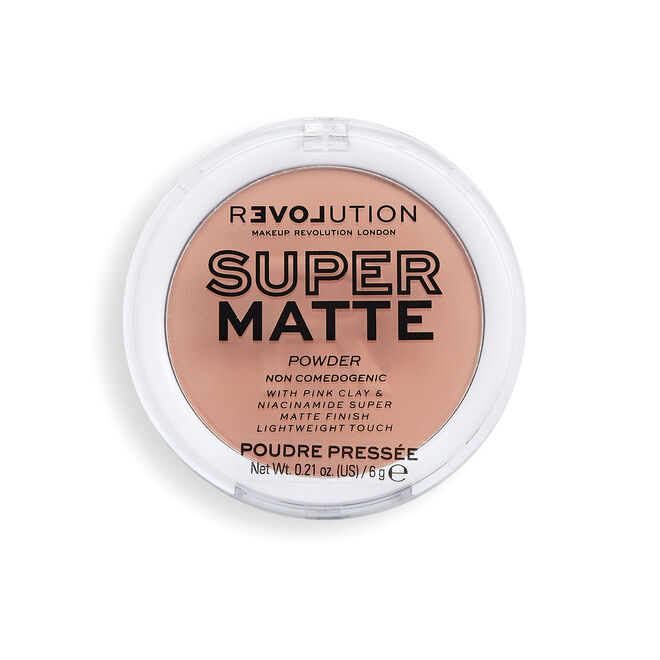 Revolution Super Matte Pressed Powder Medium Tan