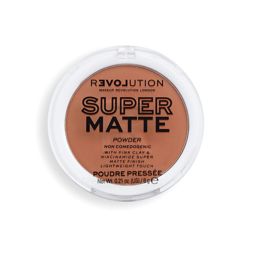 Revolution Super Matte Pressed Powder Chestnut